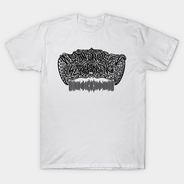 Meaningless Screaming black logo T-Shirt by Second Wave Apparel